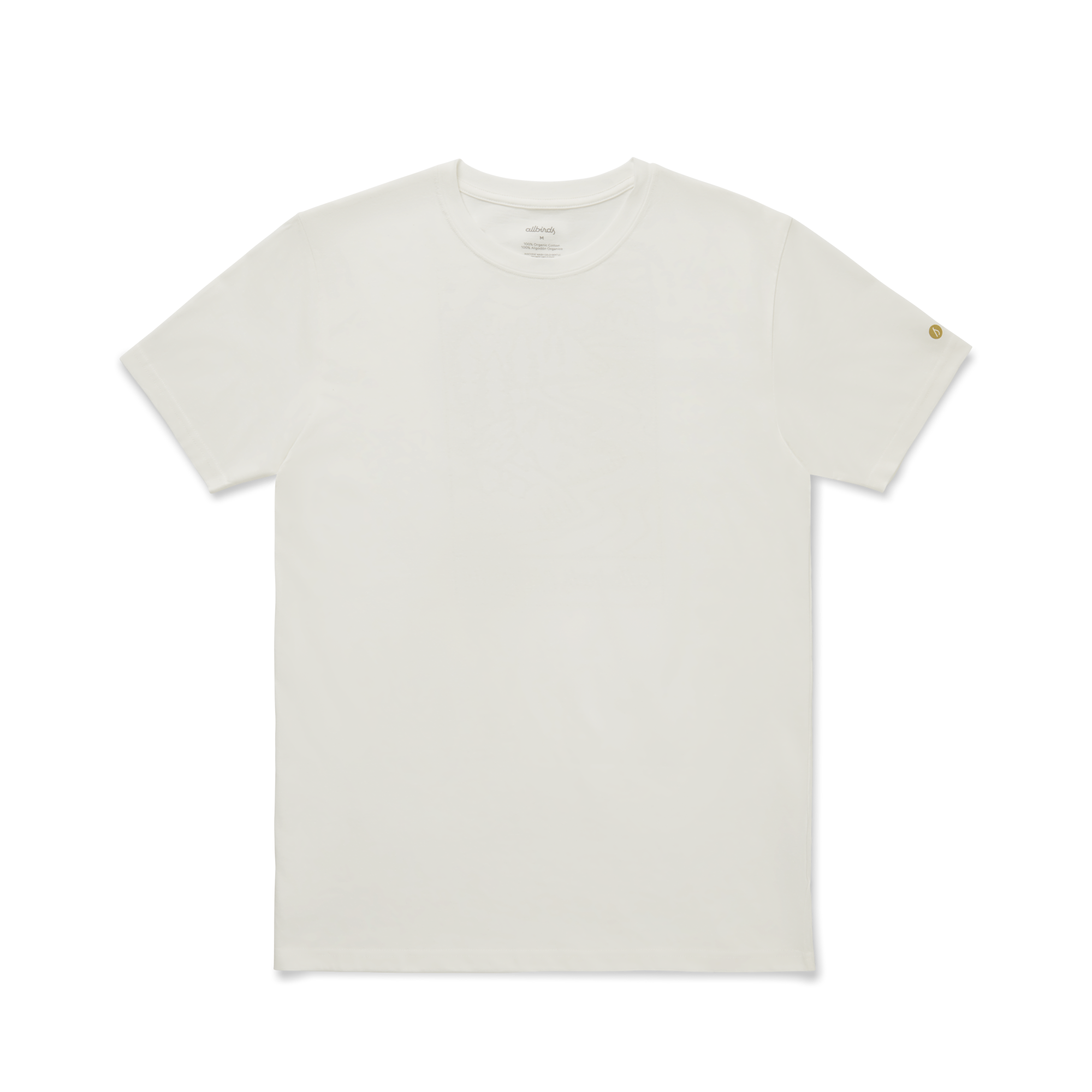Alternative view of Unisex Organic Cotton Graphic Tee - Natural White/Stony Beige - CA