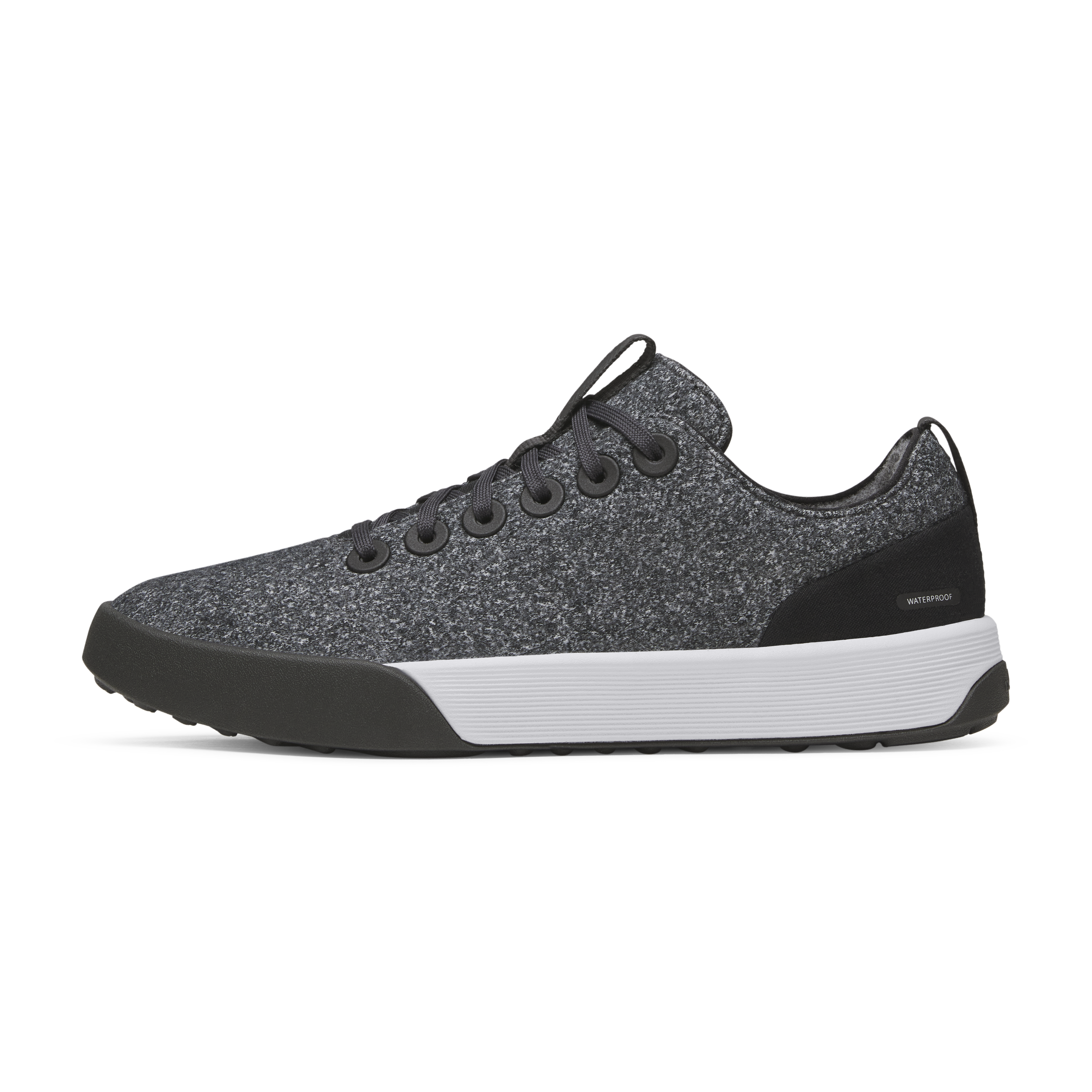 Women's Wool Cruiser Waterproof - Dark Grey (Light Grey Sole)
