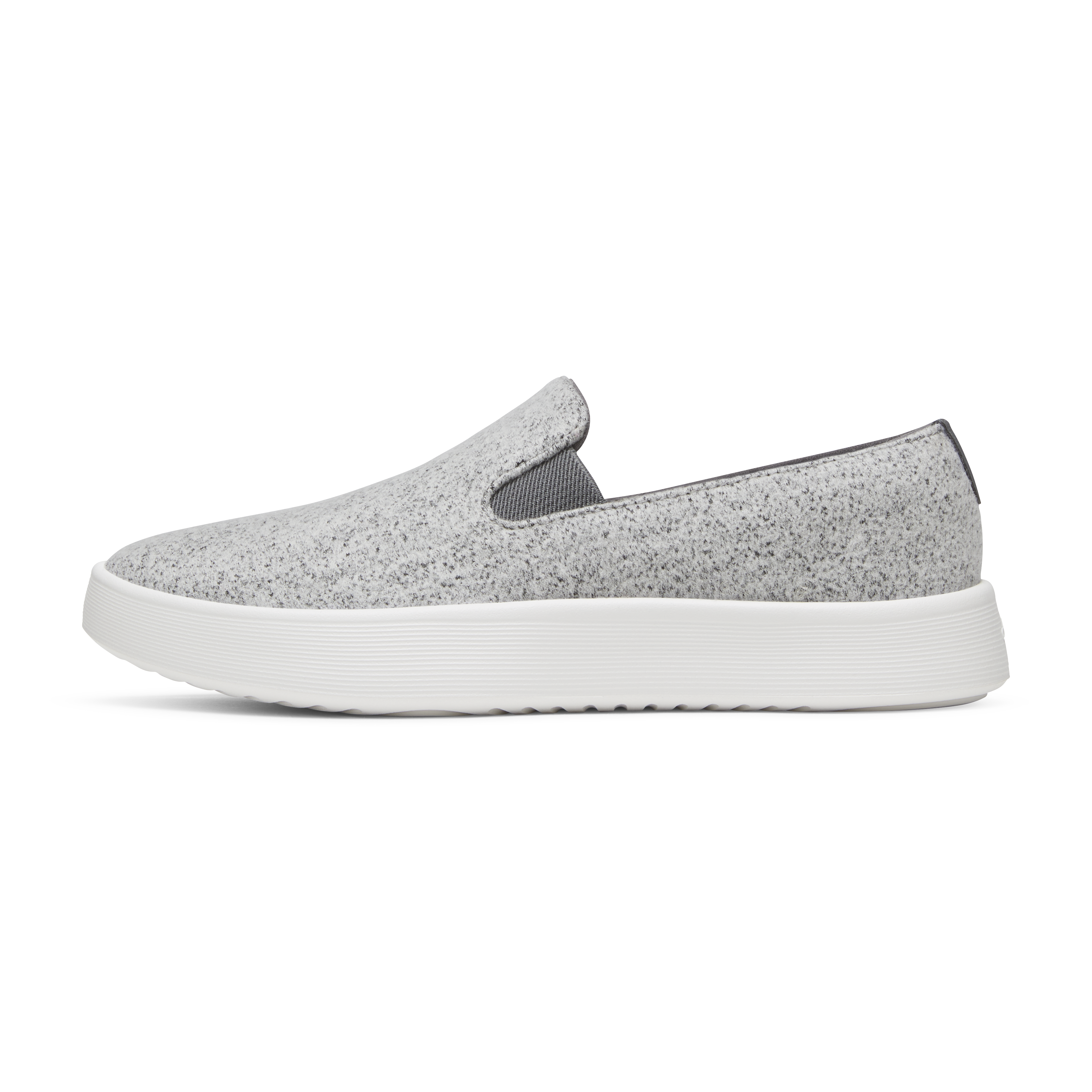Men's Wool Cruiser Slip On - Medium Grey (Blizzard Sole)