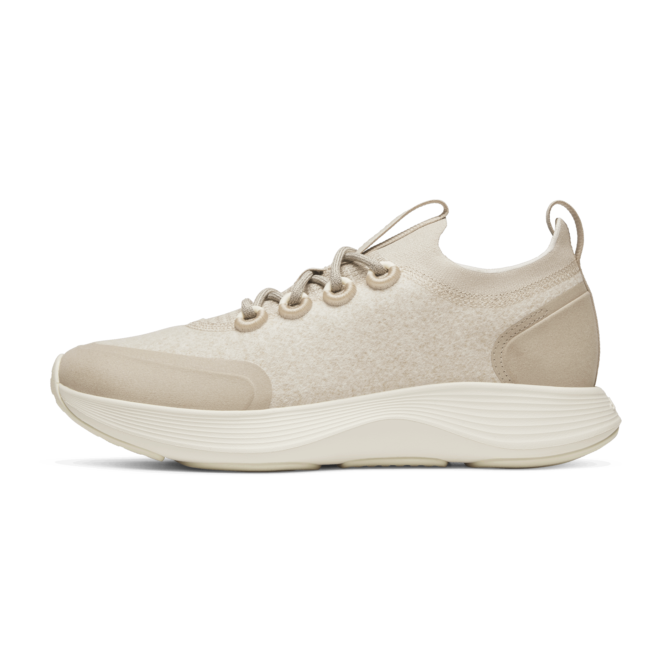 Women's Wool Strider - Rugged Beige (Natural White Sole)