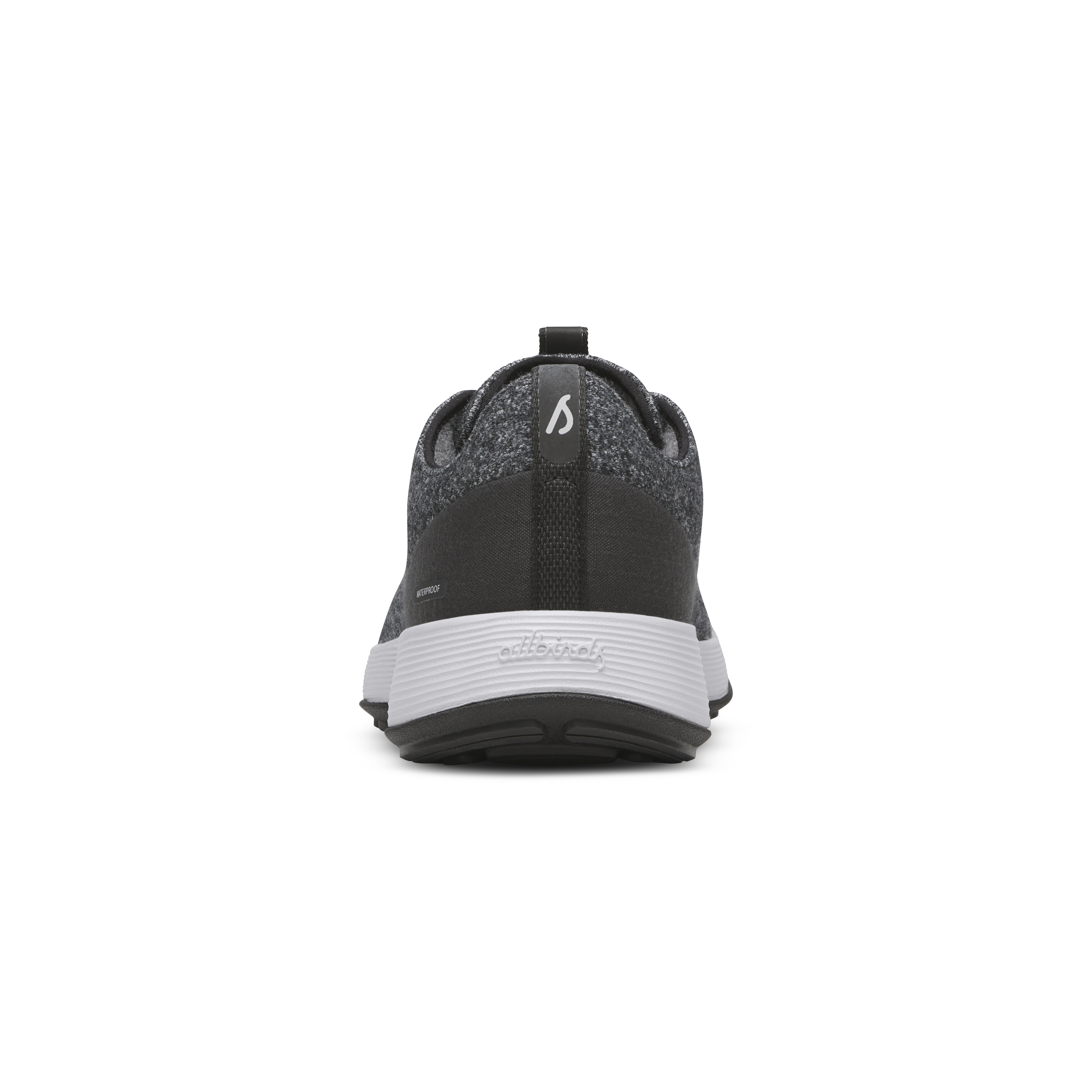 Alternative view of Men's Wool Runner NZ Waterproof - Dark Grey (Light Grey Sole)