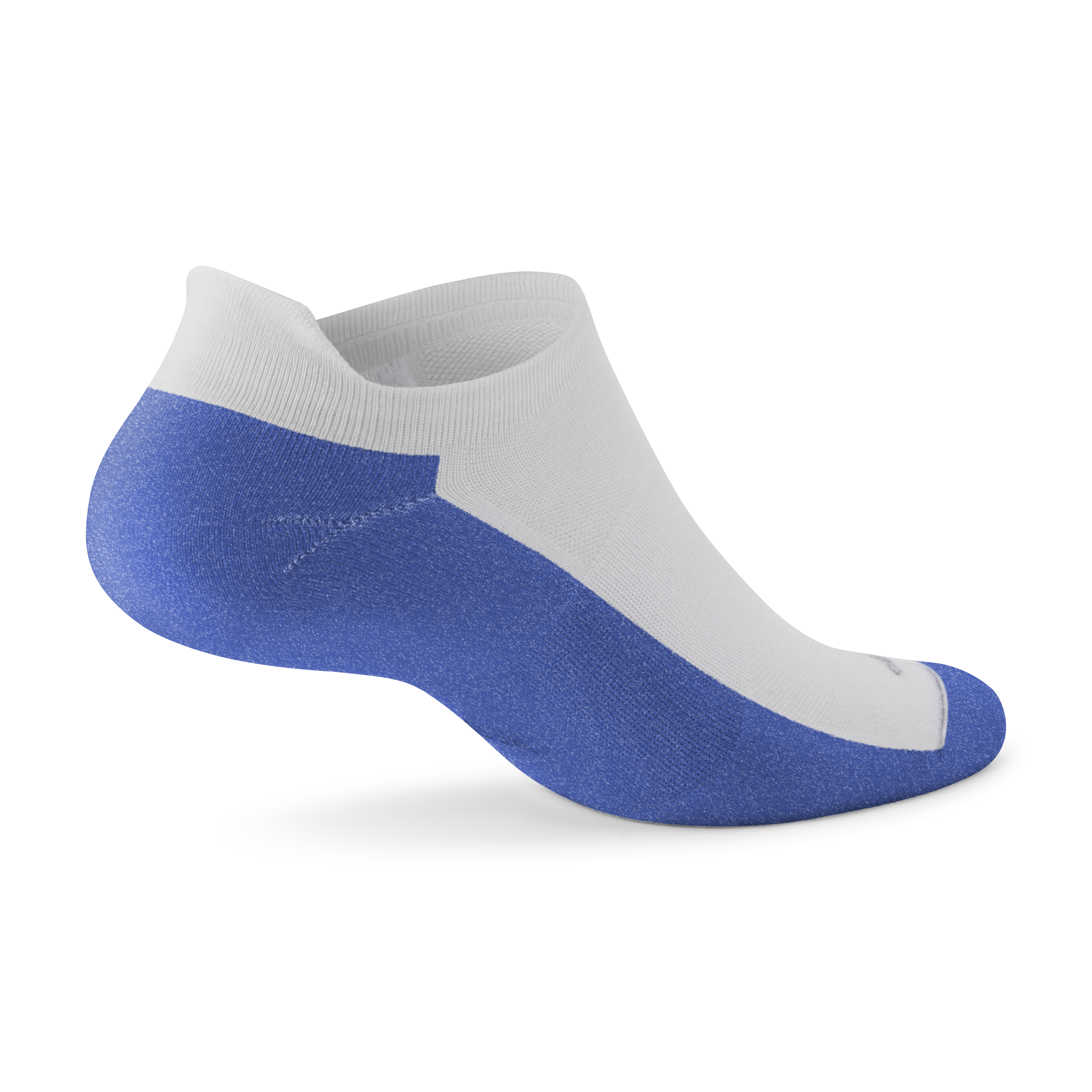 Alternative view of Anytime Ankle Sock - Blizzard/Royal Blue