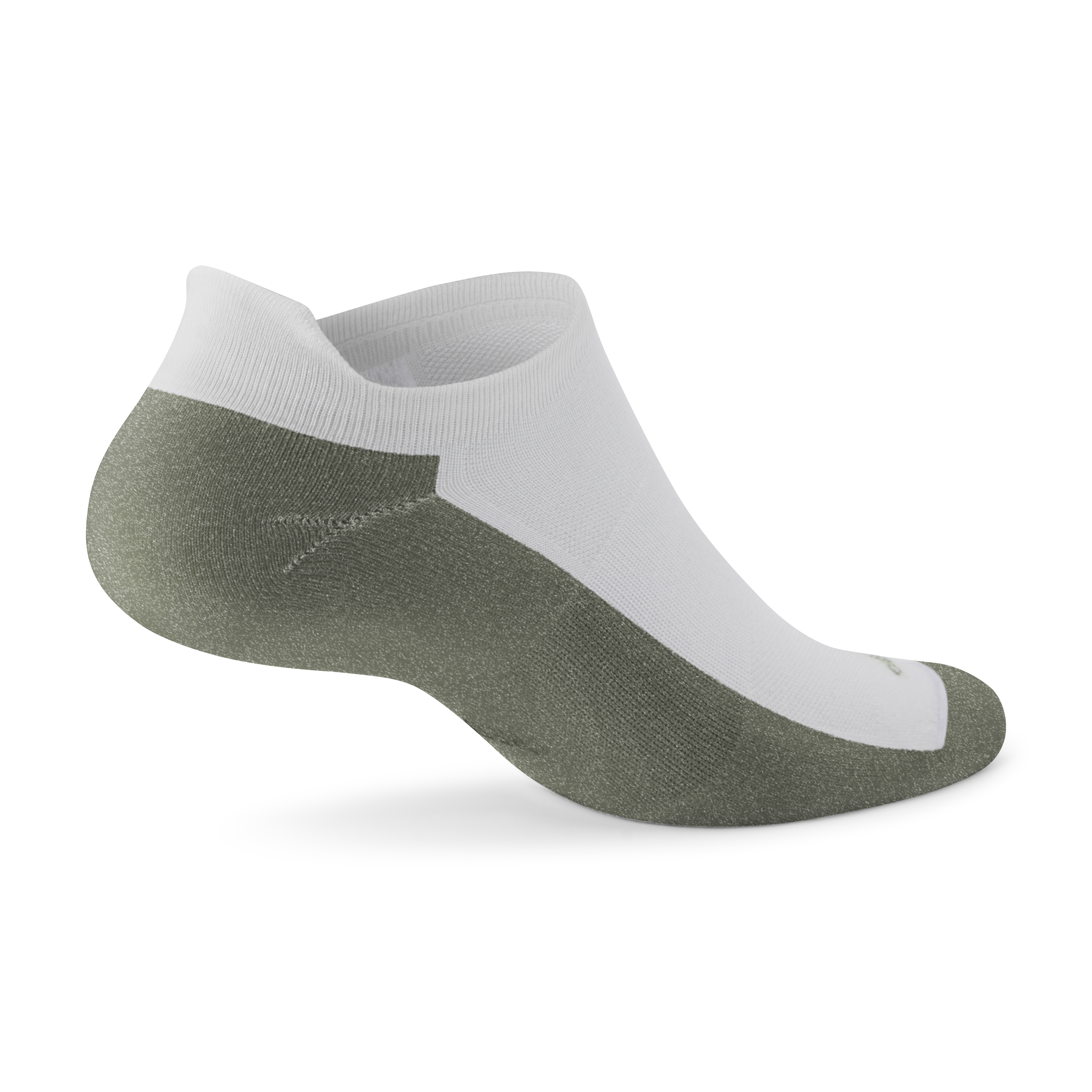 Alternative view of Anytime Ankle Sock - Blizzard/Thunder Green