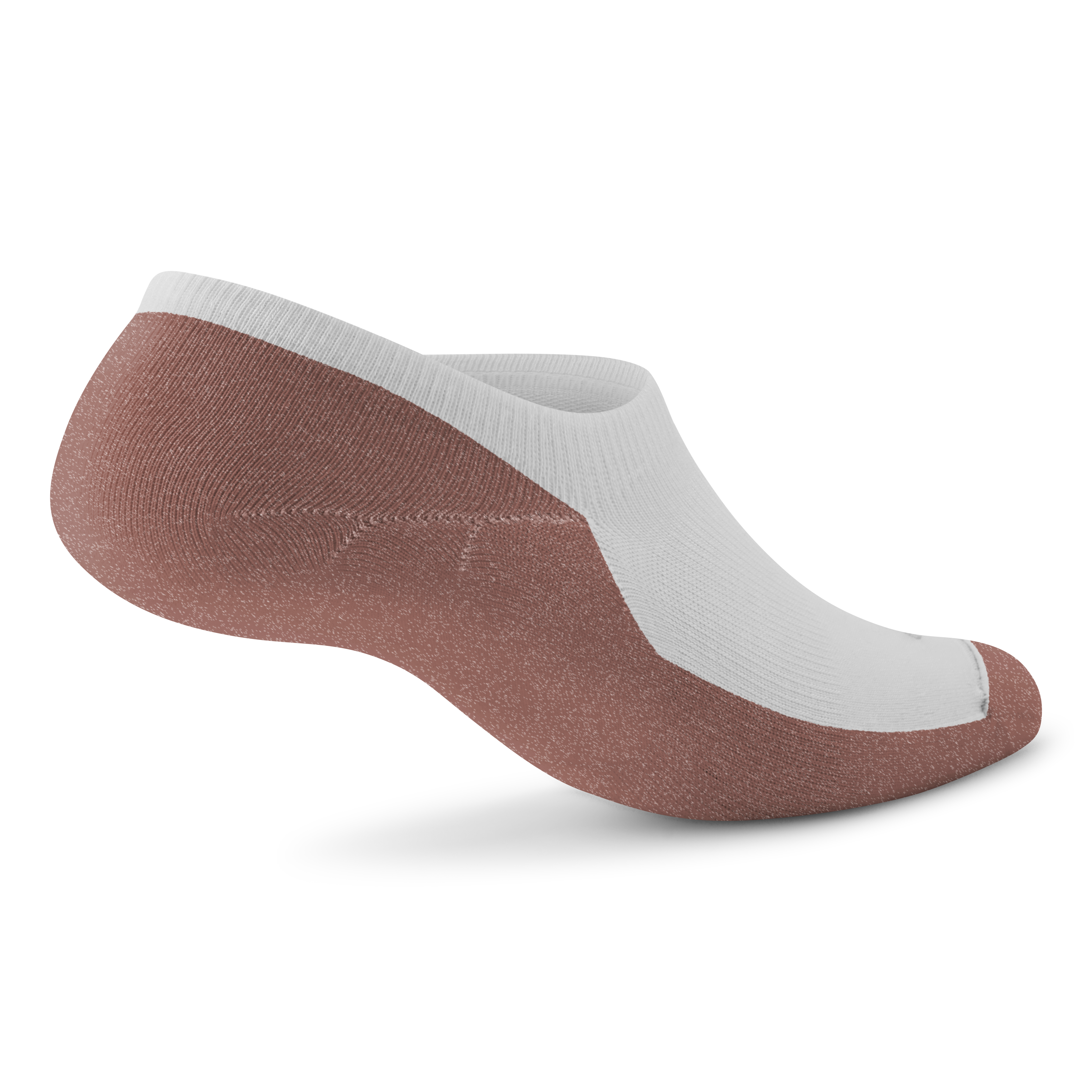 Alternative view of Anytime No Show Sock - Blizzard/Sienna