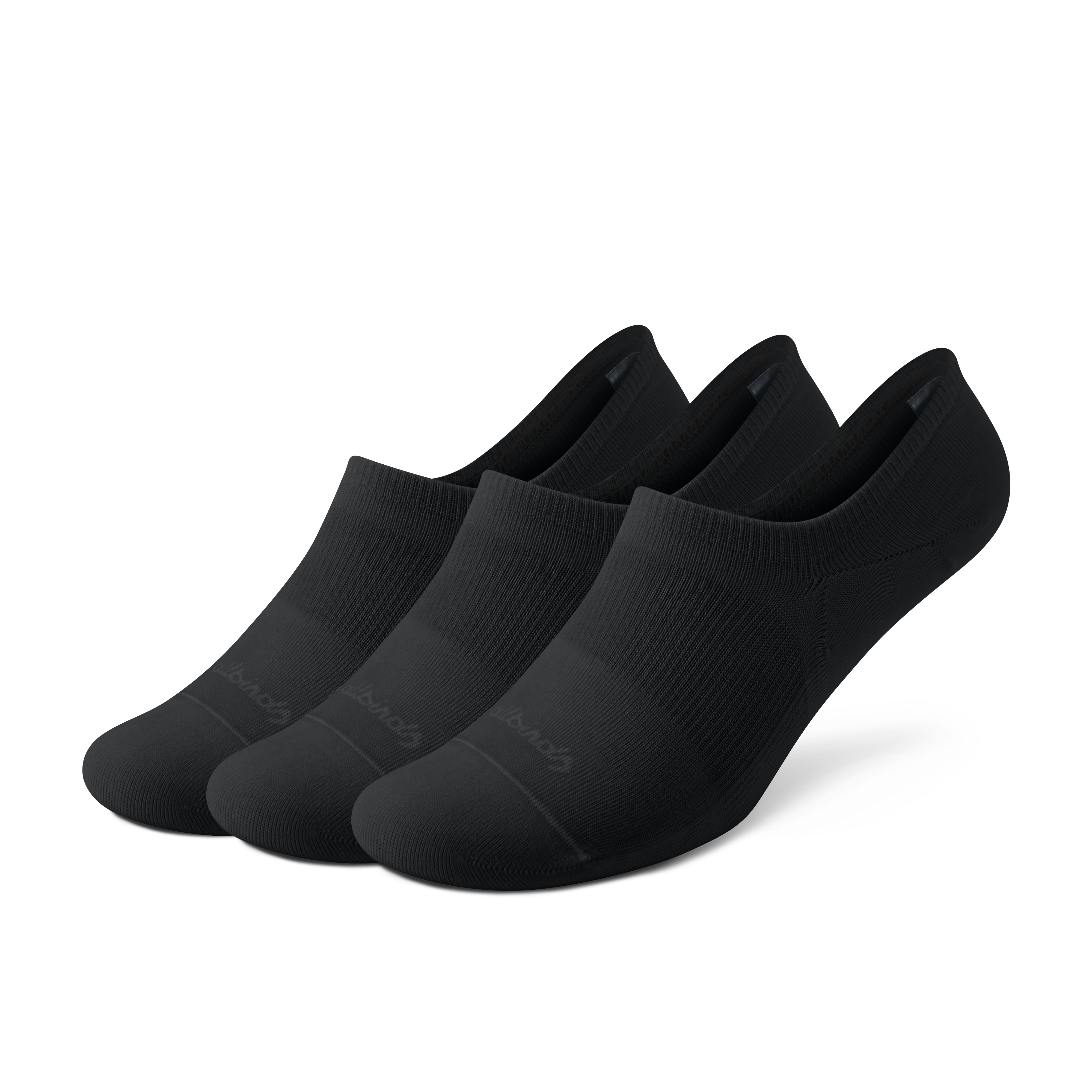 Anytime No Show Heel Grip Sock - Natural Black, Natural Black, Natural Black