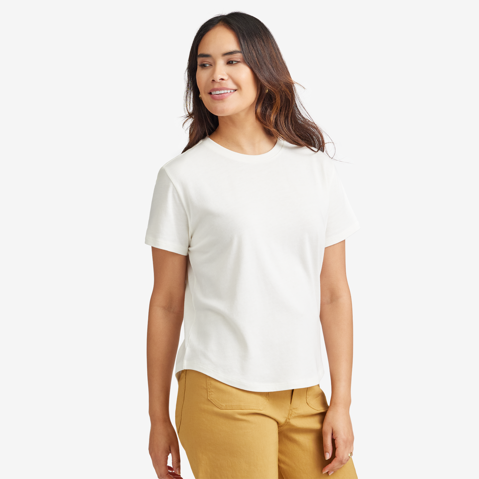 Alternative view of Women's Soft Merino Tee - Natural White